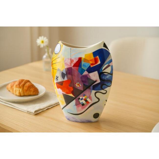 VASE KANDINSKY JAUNE-ROUGE-BLEU
